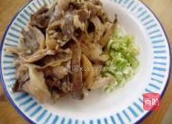 扁豆炒鲜蘑的做法图解3
