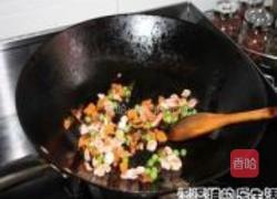 虾仁五彩豆腐羹的做法图解3