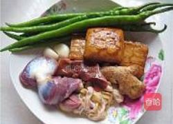 辣炒香干鸡杂的做法图解1