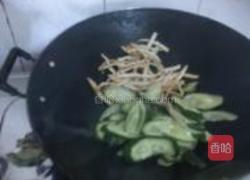 黄瓜鸡蛋炒肉片的做法图解7