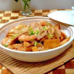 海鲜时蔬豆腐煲的做法[图]