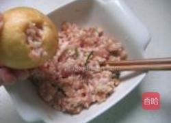 肉酿面筋的做法图解3