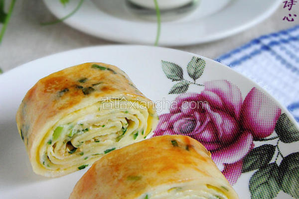 葱香鸡蛋千层饼
