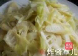 酸菜炒鲜笋的做法图解4