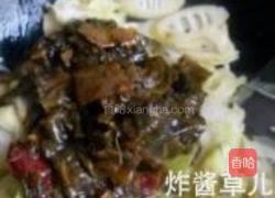 酸菜炒鲜笋的做法图解6