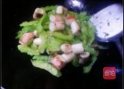 蟹肉棒炒苦瓜的做法图解6