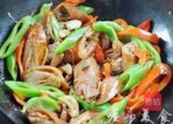 辣椒溜肥肠的做法图解4