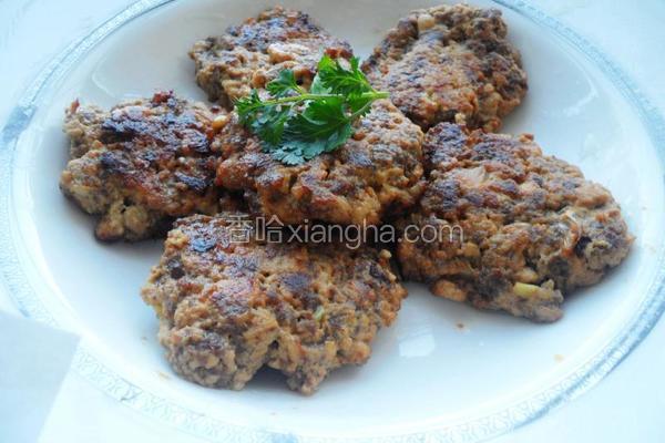 香煎牛肉豆腐饼