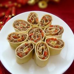如意豆皮牛肉卷的做法[图]