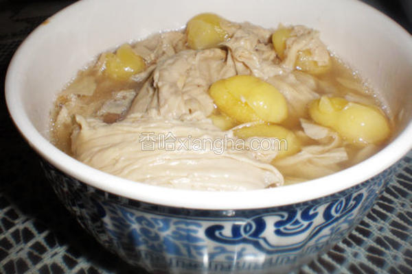 白果腐竹排骨汤