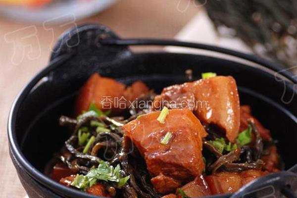 豇豆干红烧肉