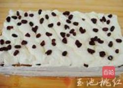 红豆抹茶奶油蛋糕的做法图解11
