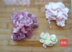 春菜炒肉的做法图解3