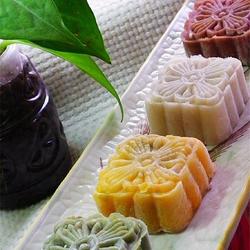 彩色冰皮月饼的做法[图]