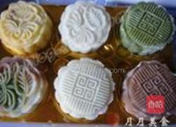 彩色冰皮月饼的做法图解13