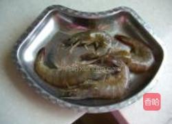 洋葱西兰花炒大虾的做法图解2