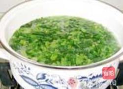 银鱼翡翠羹的做法图解6