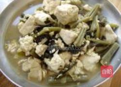 雪里红炖豆腐的做法图解8
