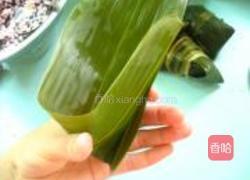 黑米鲍鱼粽的做法图解6