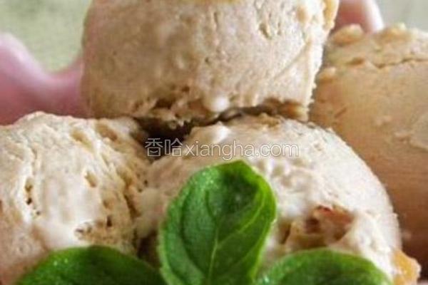 葡萄干咖啡冰激凌