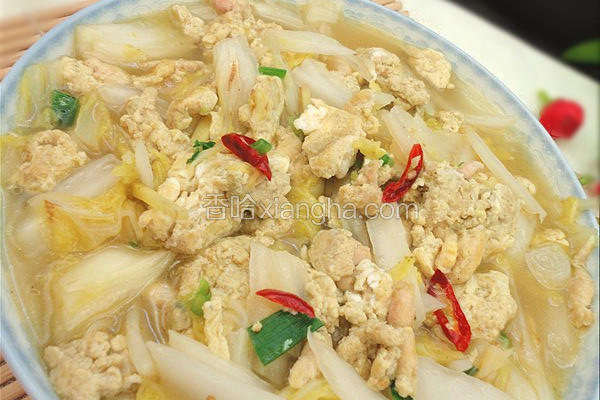 白菜心烧豆丹