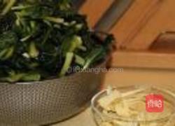 塔菜炒笋的做法图解1