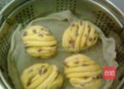 南瓜紫薯花卷的做法图解15