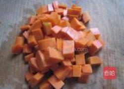 胡萝卜糯米饭的做法图解3