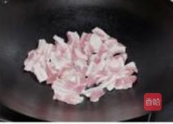 五花肉炒芥兰的做法图解1