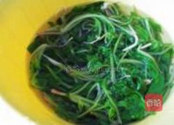 凉拌萝卜缨的做法图解3