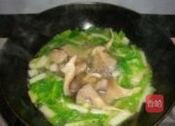 小白菜平菇汤的做法图解6