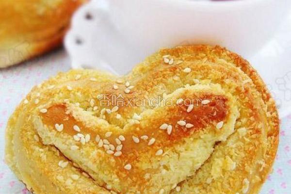 心形椰蓉面包