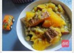 南瓜绿豆的做法图解5