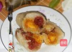 广式花生蛋黄粽的做法图解14