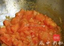 番茄宝塔菜的做法图解4