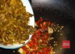 野笋炒咸菜的做法图解5