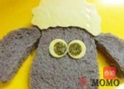 小羊肖恩巧克力面包片的做法图解7