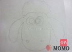 小羊肖恩巧克力面包片的做法图解1