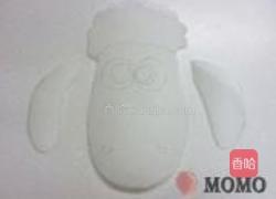 小羊肖恩巧克力面包片的做法图解2