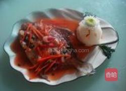 茄汁鲳鱼的做法图解7