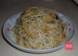 榨菜炒银芽的做法图解6