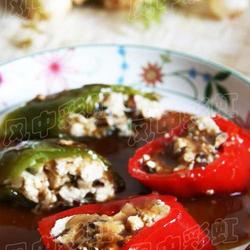 尖椒酿豆腐的做法[图]