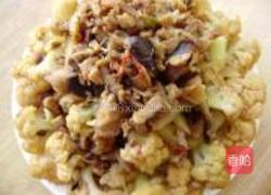 肉末香菇菜花的做法图解7