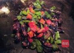 青椒炒豆豉的做法图解5