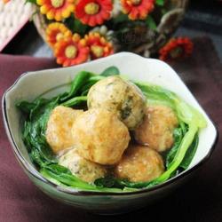 双色蔬菜鸡肉圆的做法[图]