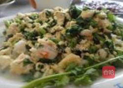 茼蒿小豆腐的做法图解5