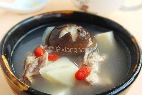 香菇春笋煲鸡汤