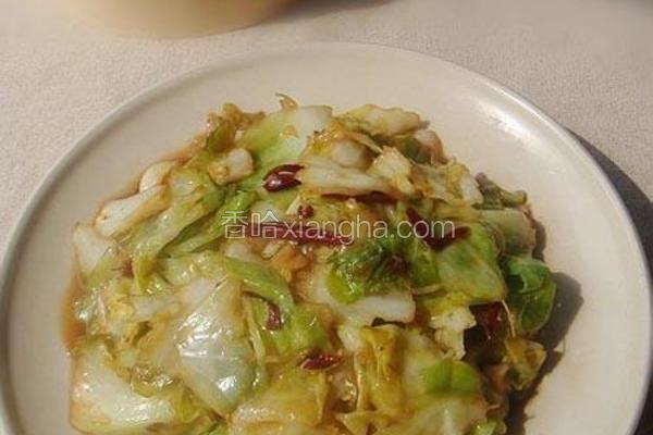 炝炒包菜