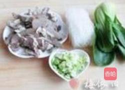 羊血粉丝汤的做法图解2
