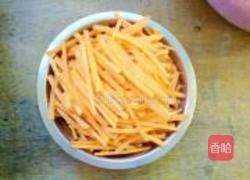 蒜蓉炒双丝的做法图解2